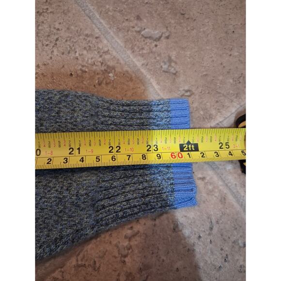 Mens Cashmere 1/4 Zip Sweater Size Medium Elbow Pads - Picture 5 of 6